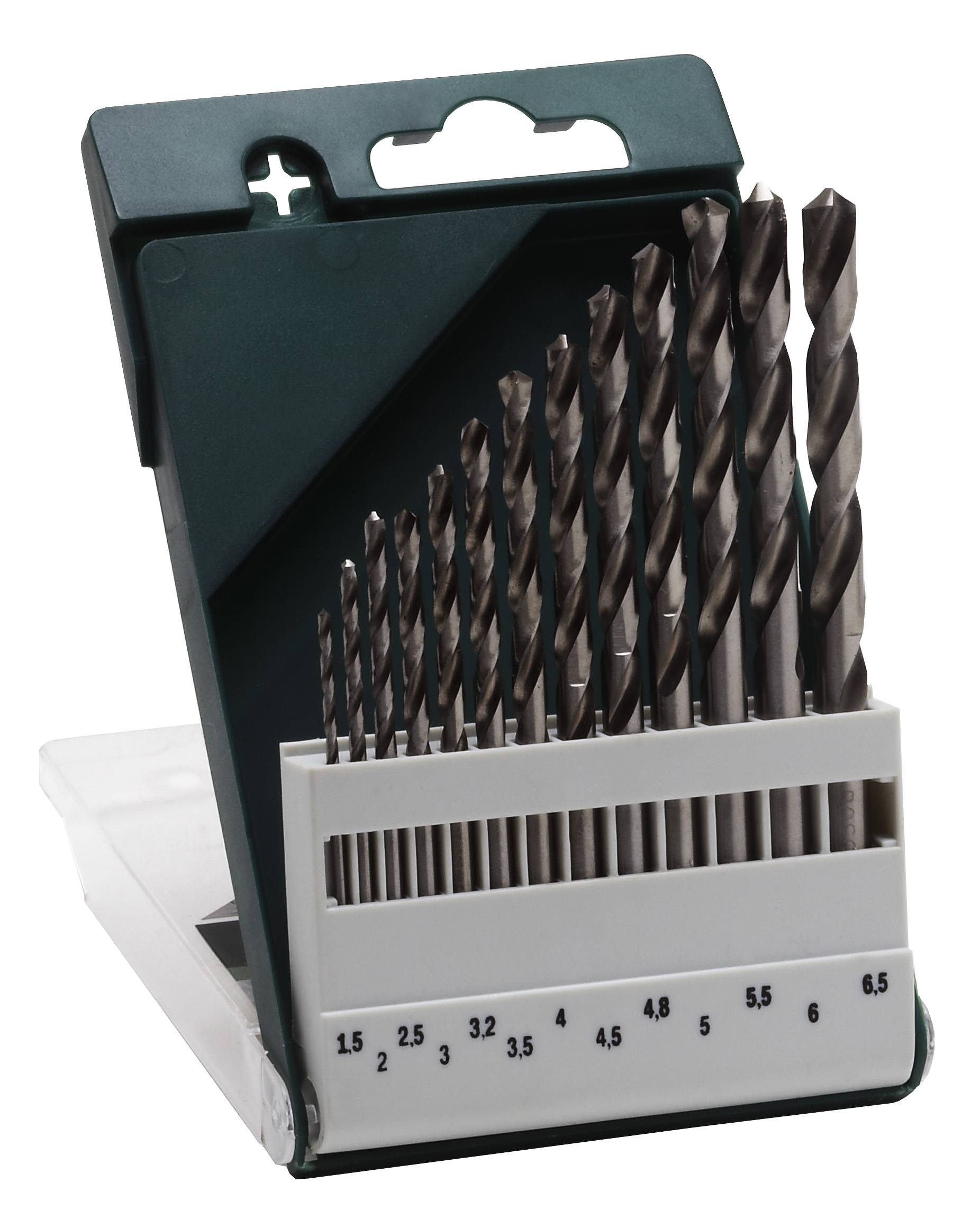 Bosch Accessories 2609255061 HSS Metaal-spiraalboorset 13-delig 1.5 mm, 2 mm, 2.5 mm, 3 mm, 3.5 mm, 4 mm, 4.5 mm, 5 mm, 5.5 mm, 6 mm, 6.5 mm Geslepen DIN 338