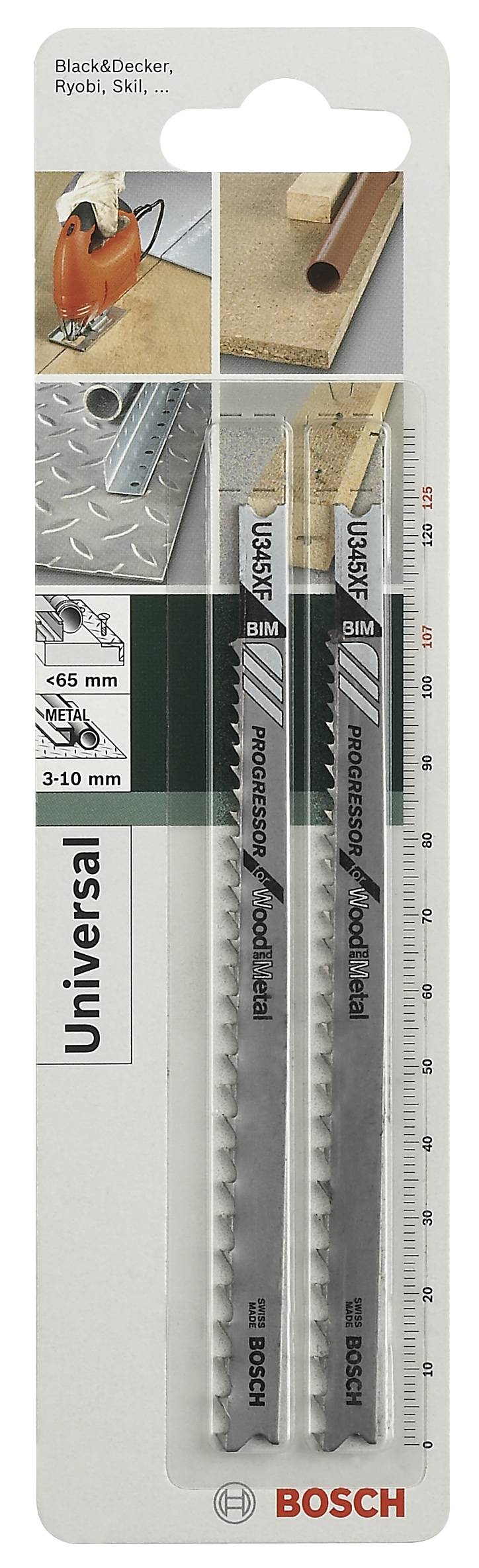 Bosch Accessories 2609256772 Decoupeerzaagblad U 345 XF 2 stuk(s)