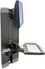 Ergotron StyleView Vertical Lift zidni nosač za monitor 25,4 cm (10") - 61 cm (24") ladica za tipkovnicu, mogučnost savijana, okretni