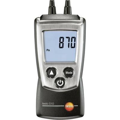 Digitalni mjerni uređaj za tlak prikazuje '870 Pa' na zaslonu za precizno mjerenje tlaka. Dvije tipke za podešavanje nalaze se na dnu.