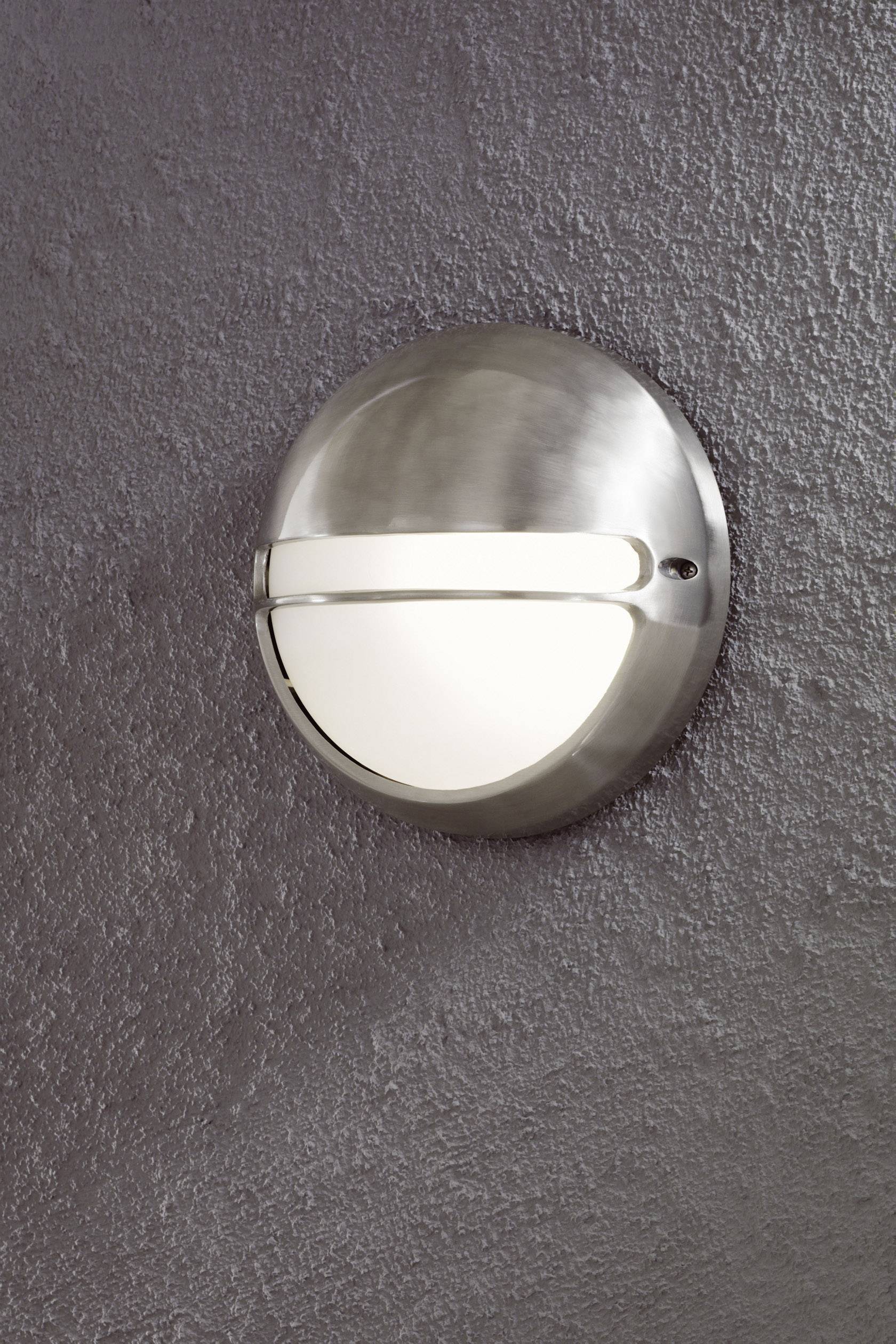 Konstsmide Torino 7333-000 Buitenlamp (wand) Spaarlamp, LED E27 60 W Aluminium (geborsteld)