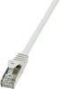 LogiLink CP1052D RJ45 mrežni kabel, Patch kabel CAT 5e SF/UTP 2.00 m siva 1 St.