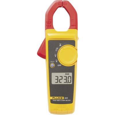 Žuti i crveni multimetar u obliku klešta prikazuje '323,0 AAC' na zaslonu, model broj 323.