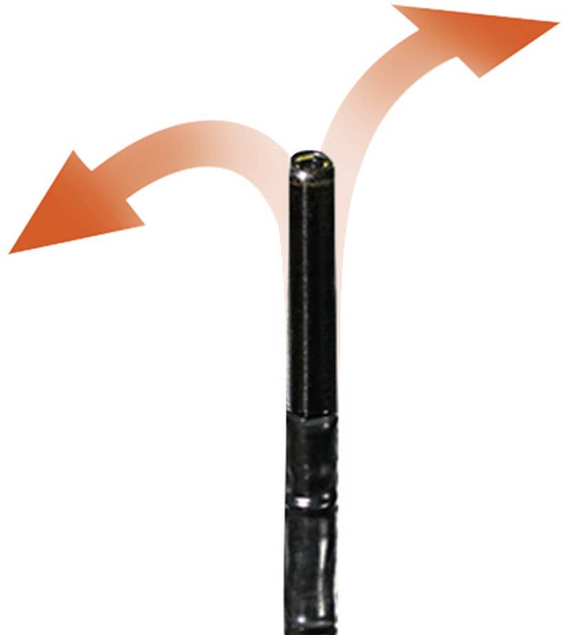 Crni štap usmjeren prema gore, okružen dvama crvenim strelicama koje su usmjerene lijevo i desno, simbolizirajući kretanje ili opcije.