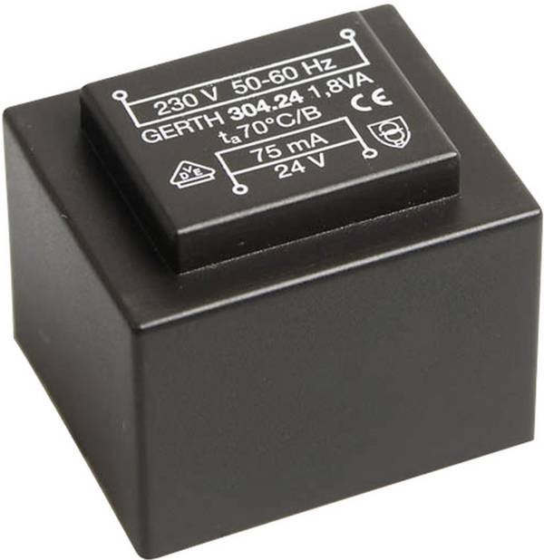 Gerth PT302101 transformator za tiskanu pločicu 1 x 230 V 1 x 21 V/AC 1.80 VA 85 mA