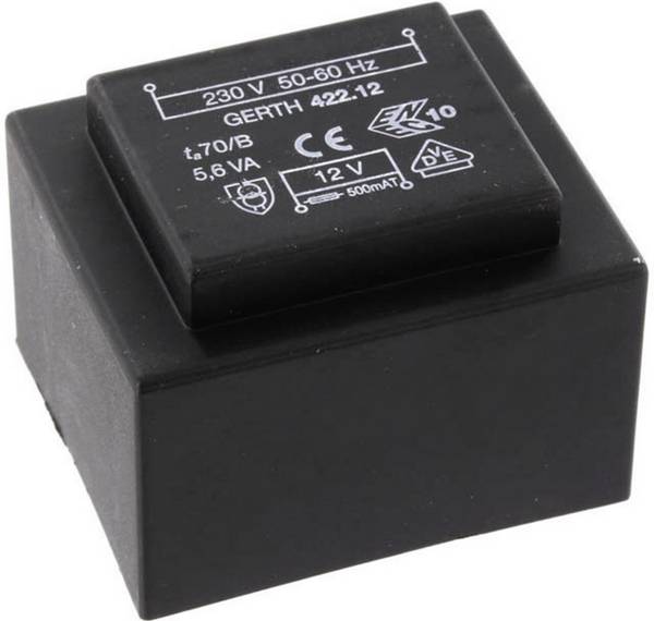 Gerth PTB424802 transformator za tiskanu pločicu 1 x 230 V 2 x 24 V/AC 5.60 VA 116 mA