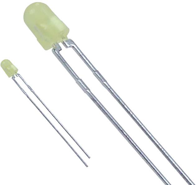 Lite-On LTL-4251N Bedrade LED Geel Rond 3 mm 5.6 mcd 60 ° 20 mA 2.1 V