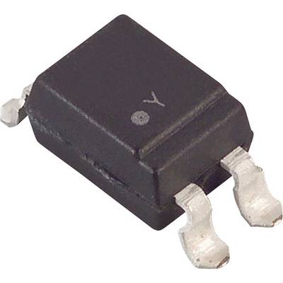 Crni elektronički komponenent s dvije metalne nožice na svakoj strani, često korišten u elektroničkim sklopovima na pločicama tiskanih vodova.