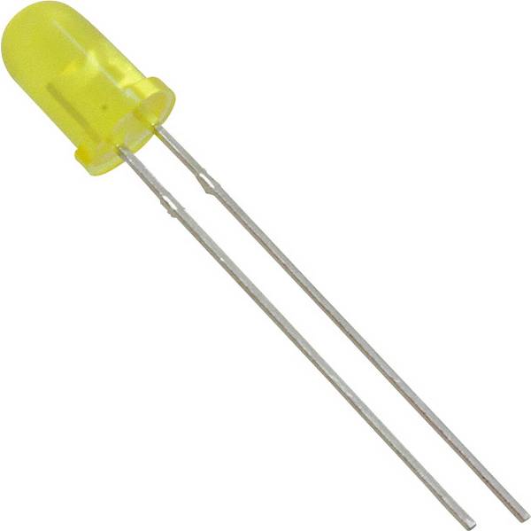 Ožičana LED dioda, žuta, okrugla 5 mm 3.7 mcd 50 ° 7 mA 1.8 V Lite-On LTL-307YLC