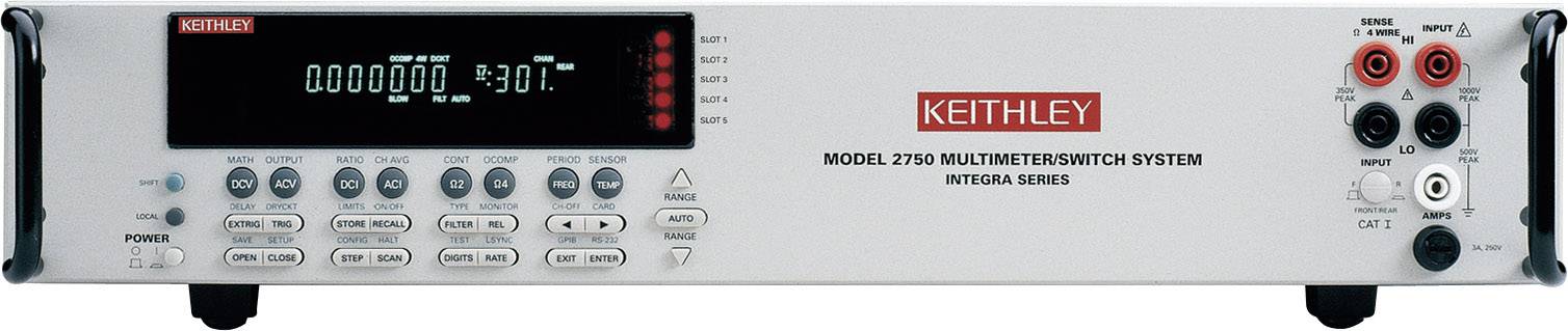 Stolni multimetar Keithley 2750E kalibriran prema tvorničkim standardima