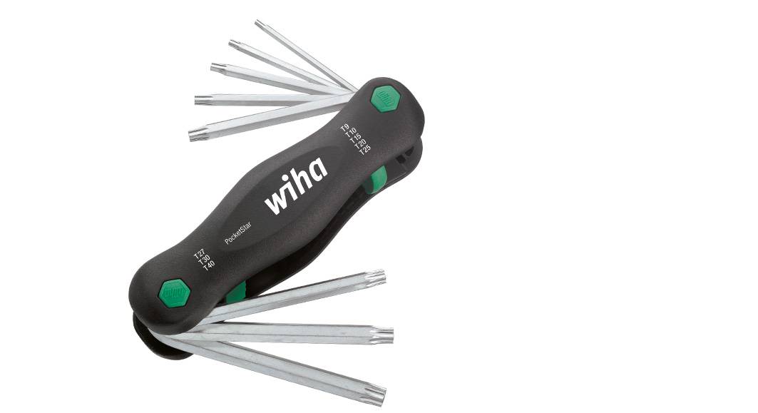 Wiha Binnen-Torx Haakse schroevendraaierset T 9, T 10, T 15, T 20, T 25, T 27, T 30, T 40 8-delig