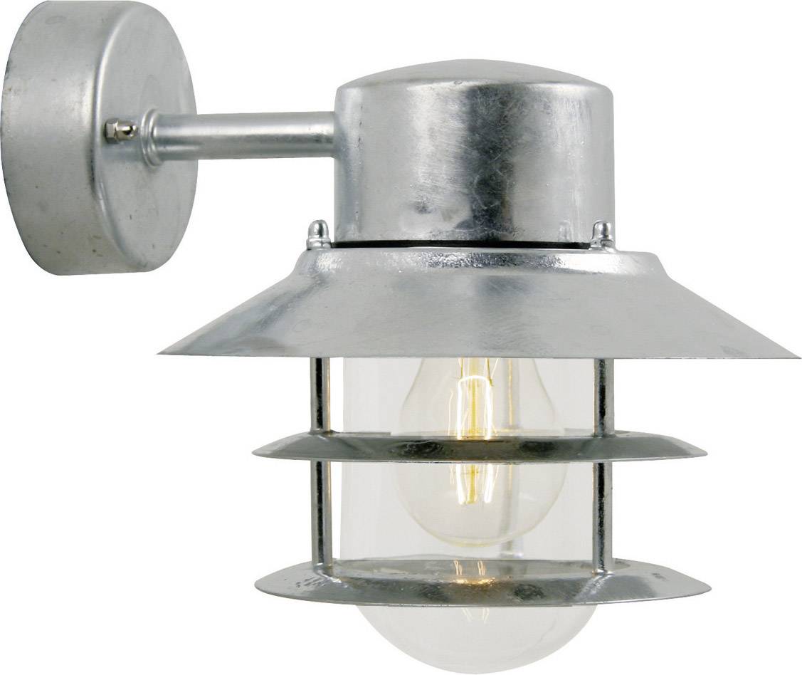 Nordlux Blokhus 25051031 Buitenlamp (wand) Spaarlamp, LED E27 60 W Staal
