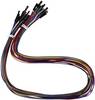 Joy-it RB-CB3-050 jumper kabel Raspberry Pi®, Banana Pi, Arduino [20x žičani most ženski kontakt - 20x žičani most ženski kontakt] 0.50 m šarena boja uklj. pinovi