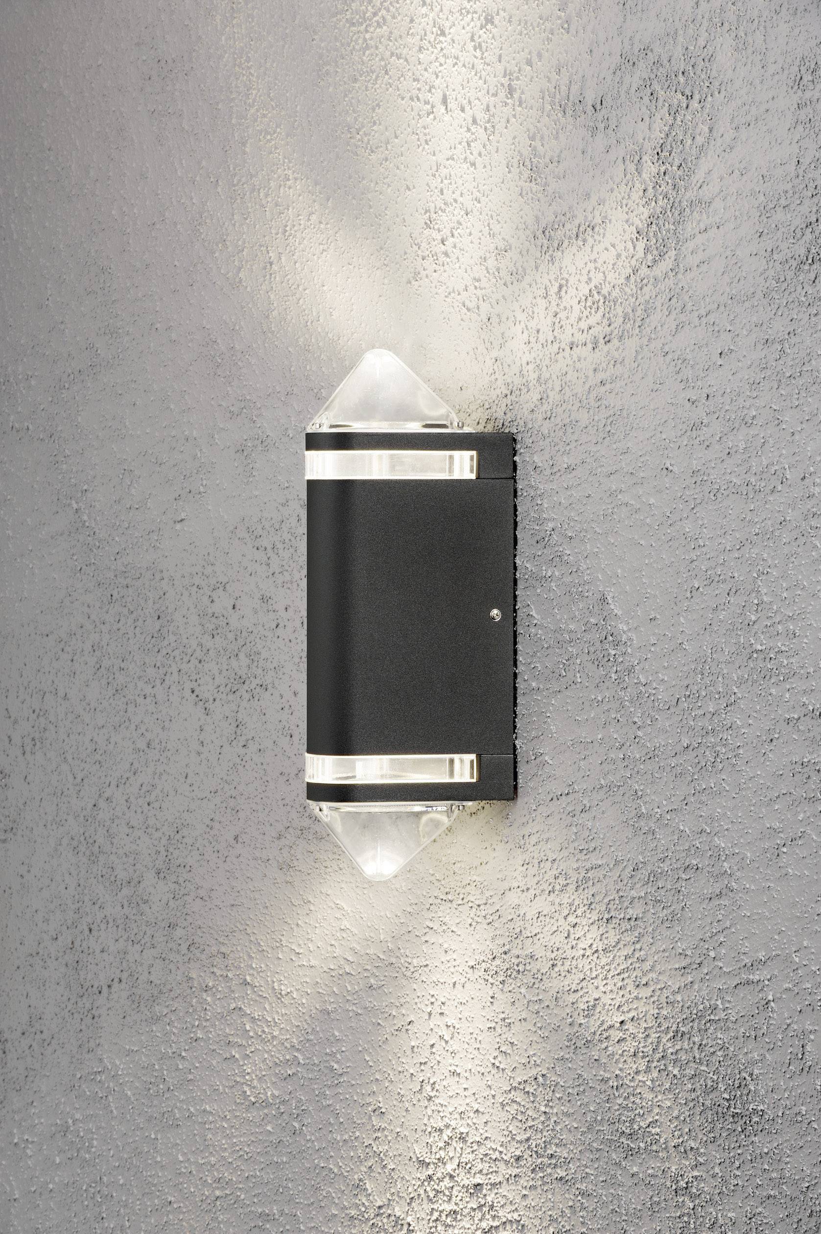Konstsmide Modena Aites II 7519-750 Buitenlamp (wand) Halogeen GU10 70 W Zwart