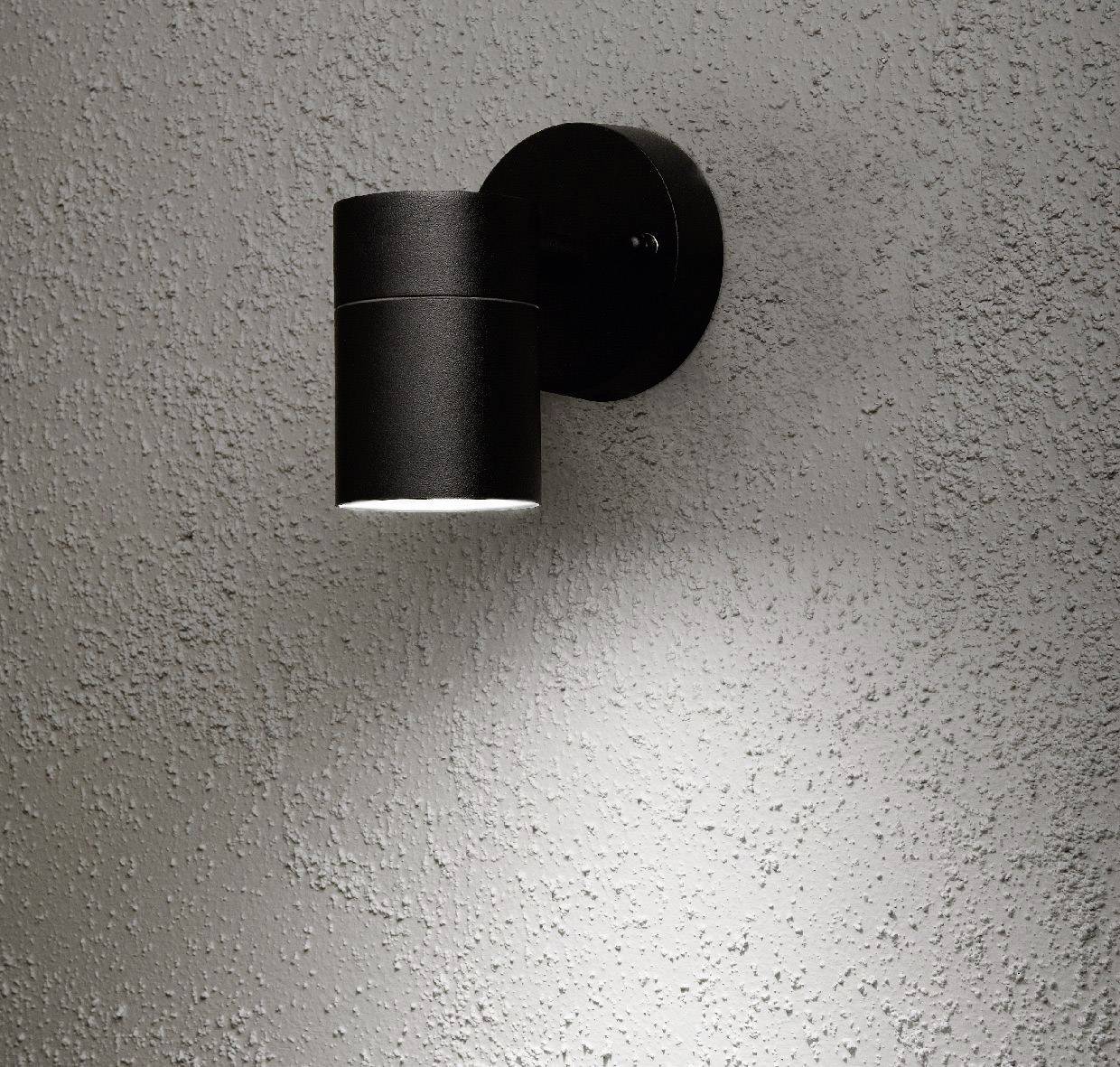 Konstsmide Modena 7572-750 Buitenlamp (wand) Halogeen GU10 35 W Zwart