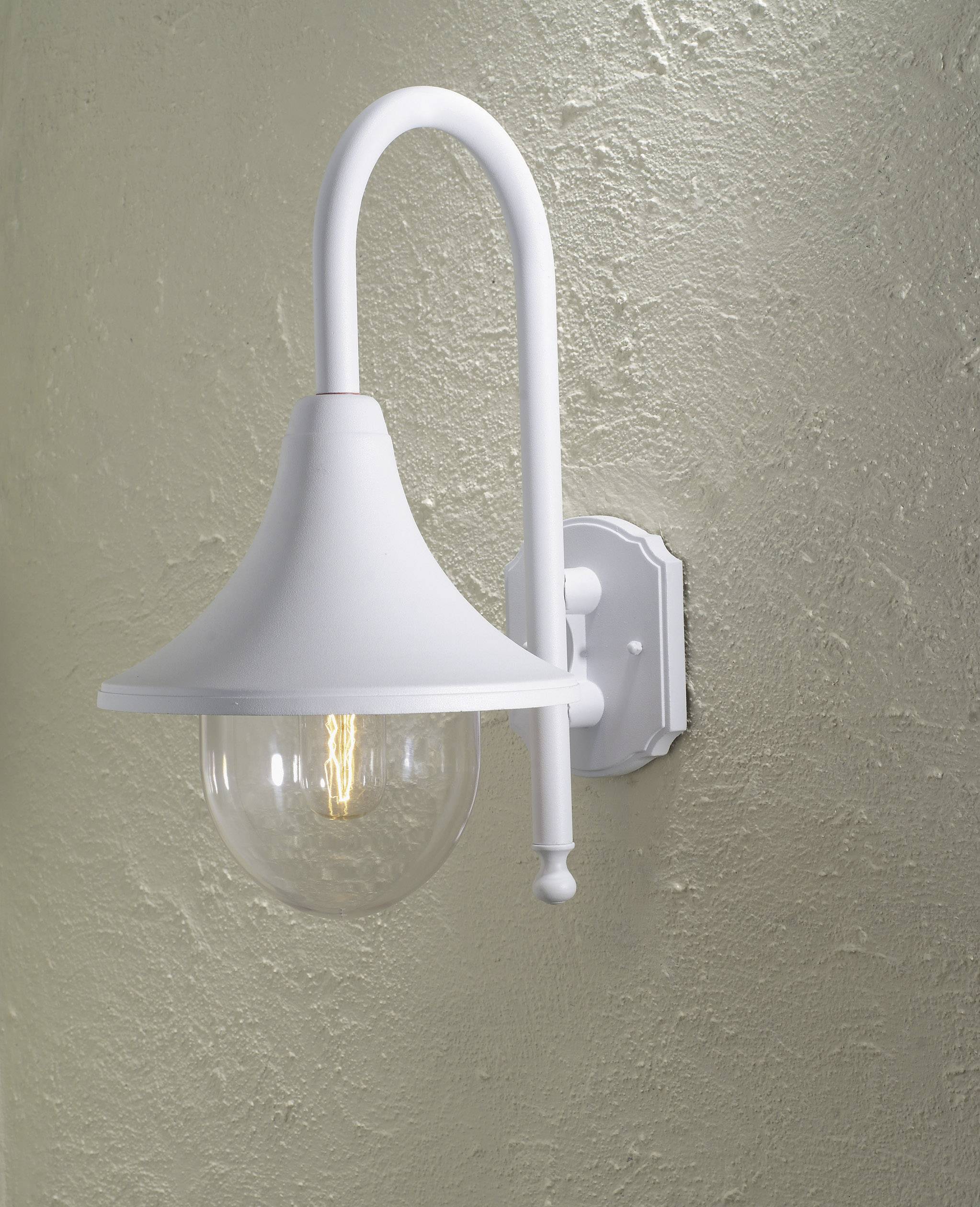 Konstsmide Bari 7237-250 Buitenlamp (wand) Spaarlamp, LED E27 75 W Wit
