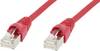 Telegärtner 100007975 RJ45 mrežni kabel, Patch kabel CAT 6a S/FTP 1.00 m crvena vatrostalan, sa zaštitom za nosić, vatrostalan, bez halogena, UL certificiran 1 St.