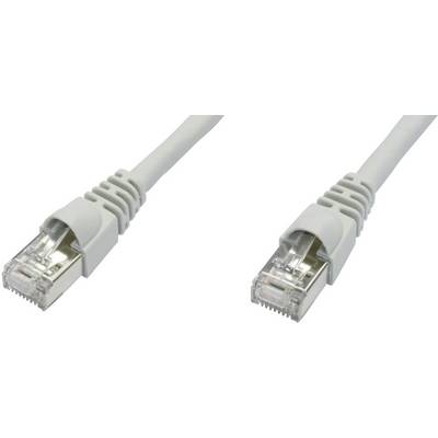 Sivo Ethernet mrežni kabel s dva RJ-45 priključka na krajevima. Često se koristi za mrežne povezivosti.