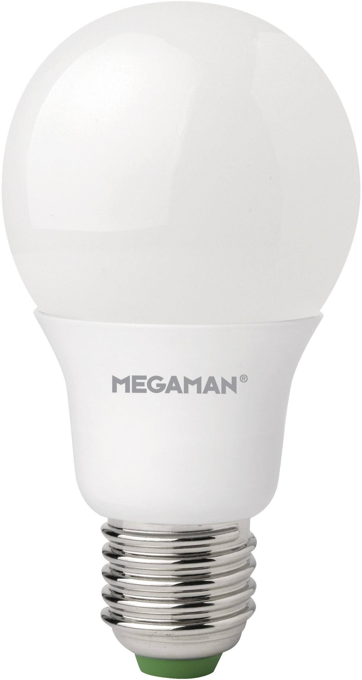 Bijela žarulja s Edison-navojem i natpisom 'MEGAMAN'.