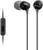 Sony MDR-EX15AP In Ear slušalice žičani stereo crna slušalice s mikrofonom mobilni uređaj