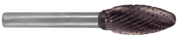 Glodalo od tvrdog metala, oblik H plamen Exact 72412
