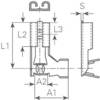 Vogt Verbindungstechnik 380208.67 plosnate natične stupice Širina utikača: 4.8 mm Debljina utikača: 0.8 mm 90 ° neizolirani metalna 1 St.