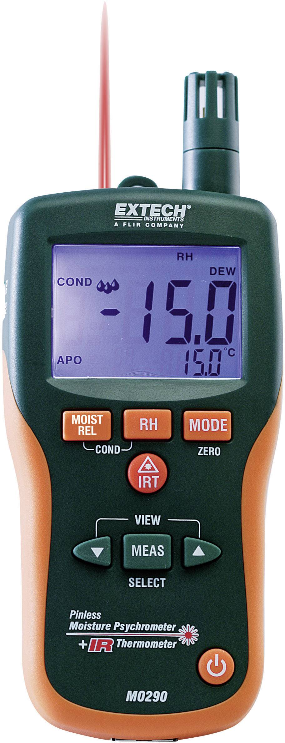 Digitalni psihrometar pokazuje -15°C. Mjeri vlažnost zraka i temperaturu, pogodan za klimatsku analizu i praćenje okoliša.