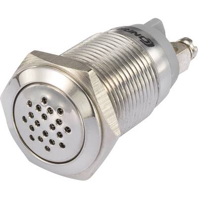 Okrugli, metalni senzor s ventilacijskim otvorima na vrhu. Pogodan za primjene koje mjere vlažnost ili atmosferski tlak.