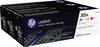 HP toner 305A original kombinirano pakiranje cijan, purpurno crven, žut 2600 Stranica CF370AM