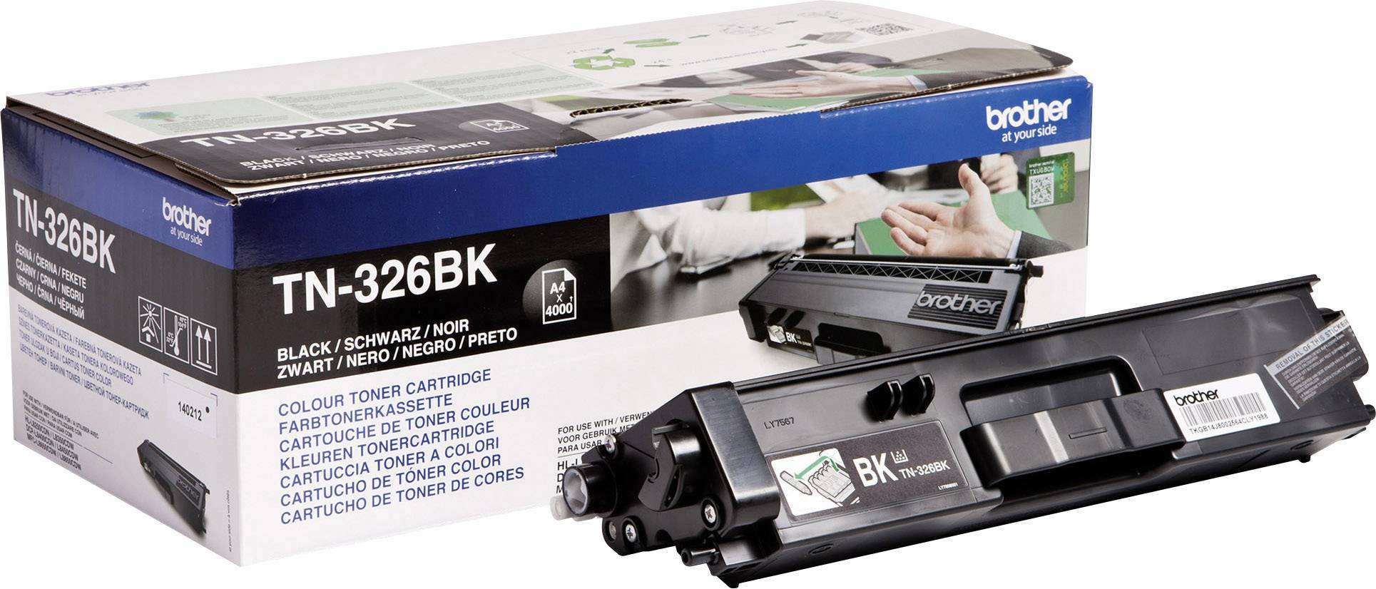 Brother Tn-326BK tonercartridge 1 stuk(s) Origineel Zwart