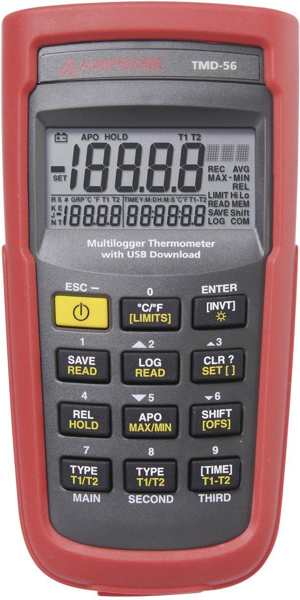 Beha Amprobe TMD-56 mjerač temperature -50 - +1350 °C Tip tipala E, J, K, N, R, S, T