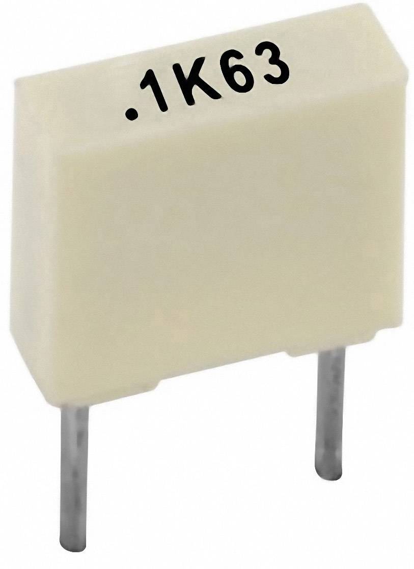 Kemet R82EC1100AA50K+ 1 stuk(s) Polyester condensator Radiaal bedraad 1 nF 100 V 10 % 5 mm (l x b x h) 7.2 x 2.5 x 6.5 mm Piece