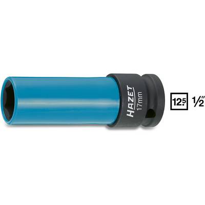 Plava Hazet 17mm nasadna čahura s 1/2 inčnim pogonom, namijenjena zaštiti tijekom montaže kotača.