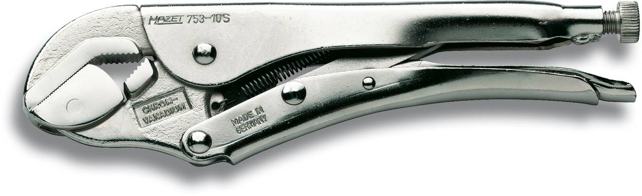 Hazet 753-10S Griptang Recht met uitsparing voor prisma 16 - 45 mm 250 mm