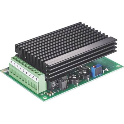 Elektronički element s rashladnim tijelom i zelenom priključnom trakom na tisknoj pločici, pogodan za električne sklopove.