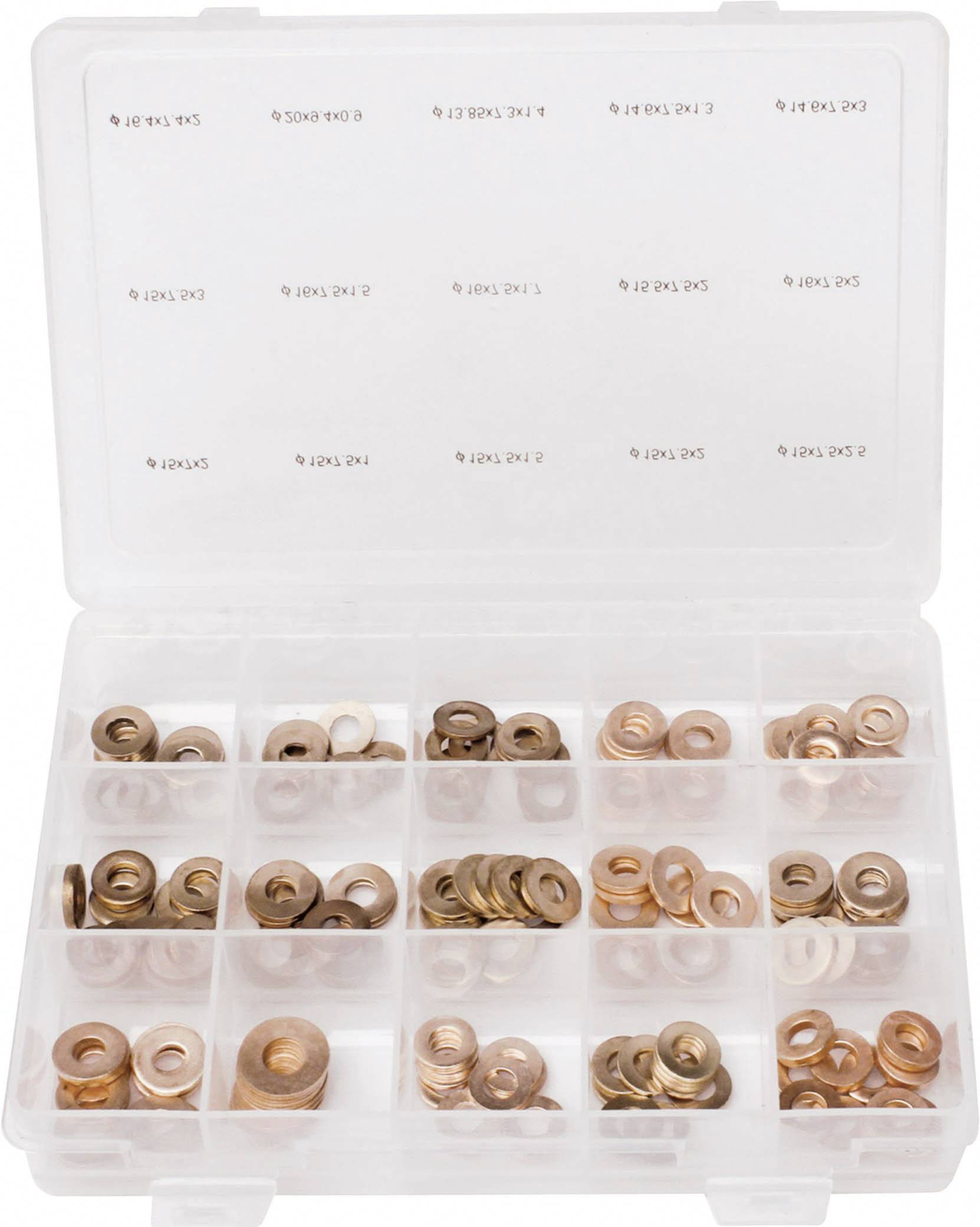 Kunzer 7KRD150 Assortiment speciale koperen verstuiverringen 150-delig