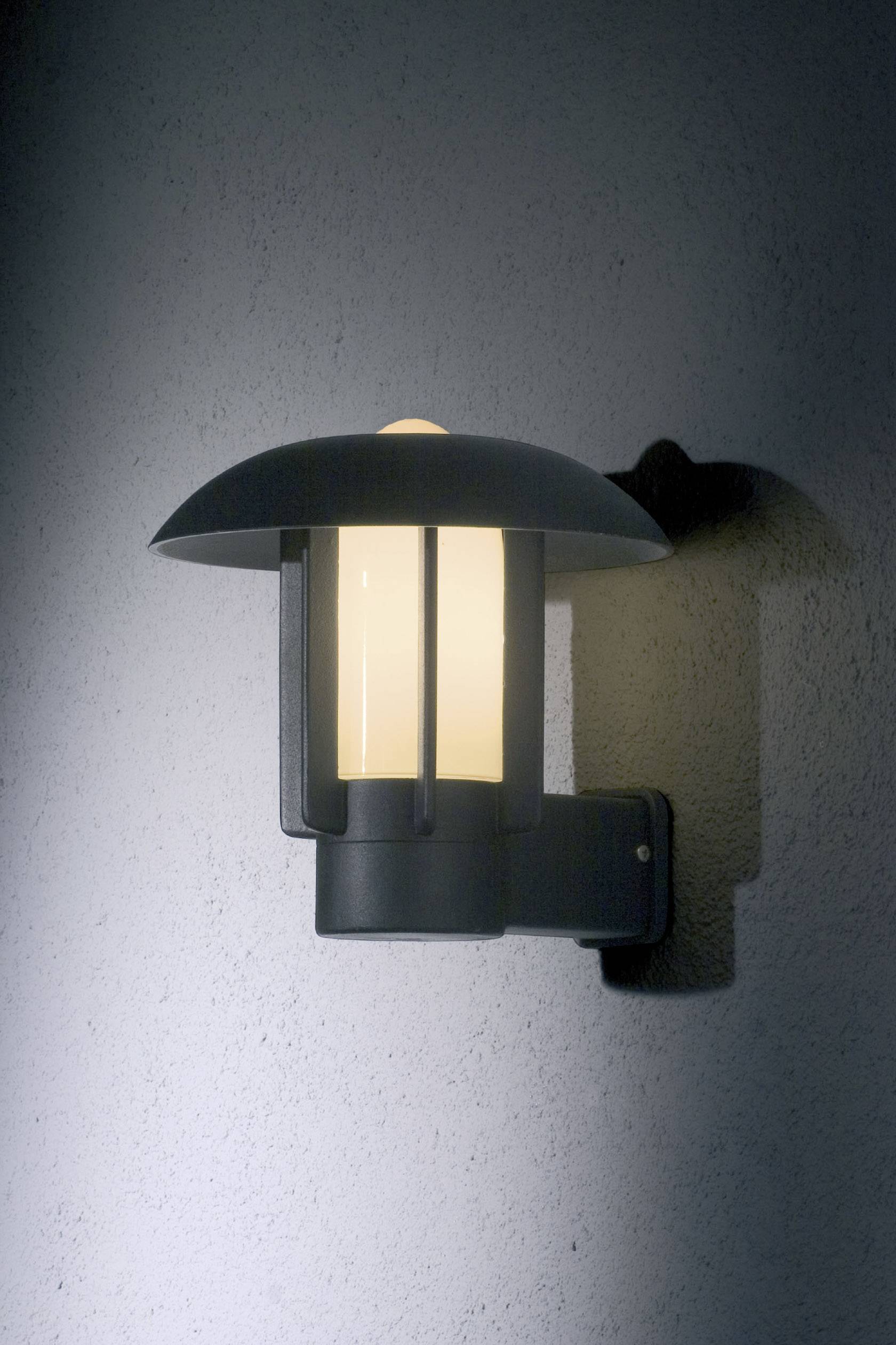 Konstsmide Heimdal 401-752 Buitenlamp (wand) Spaarlamp, LED E27 60 W Zwart