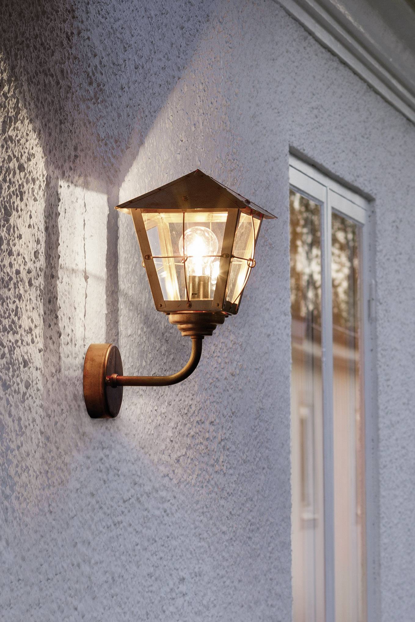Konstsmide Fenix 438-900 Buitenlamp (wand) Spaarlamp, LED E27 60 W Koper