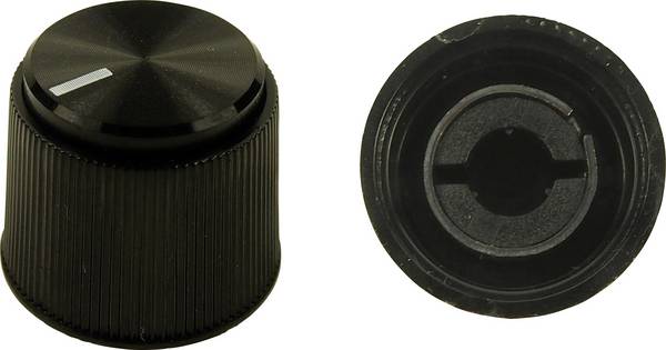 Cliff CL16924 CL16924 okretni gumb crna (Ø x V) 19.1 mm x 16 mm 1 St.