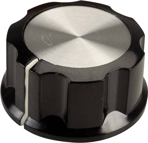 SCI RN-99C(6.4mm) RN-99C(6.4mm) Draaiknop Zwart, Wit (&Oslash; x h) 33 mm x 16 mm 1 stuk(s)
