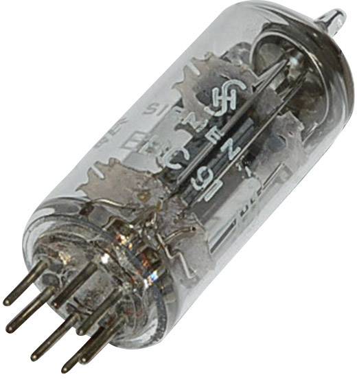 Na slici se nalazi Siemens elektronska cijev tipa ECC 91. Ima nekoliko pinova za električni priključak.