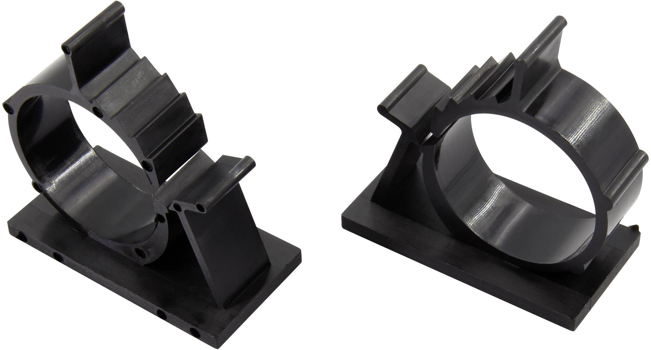 TRU COMPONENTS TC-AP2225203 Bevestigingssokkel Zelfklevend 1593119 Bundel-Ø (bereik) 22.20 tot 25.40 mm Natuur 1 stuk(s)