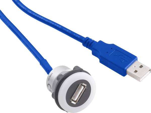 <br>  TRU COMPONENTS<br>  USB-12-BK<br>  <br>  ženski, ugradbeni<br>  <br>  Sadržaj: 1 St.<br>