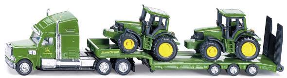 SIKU Spielwaren Farmer Tieflader mit John Deere 1:87