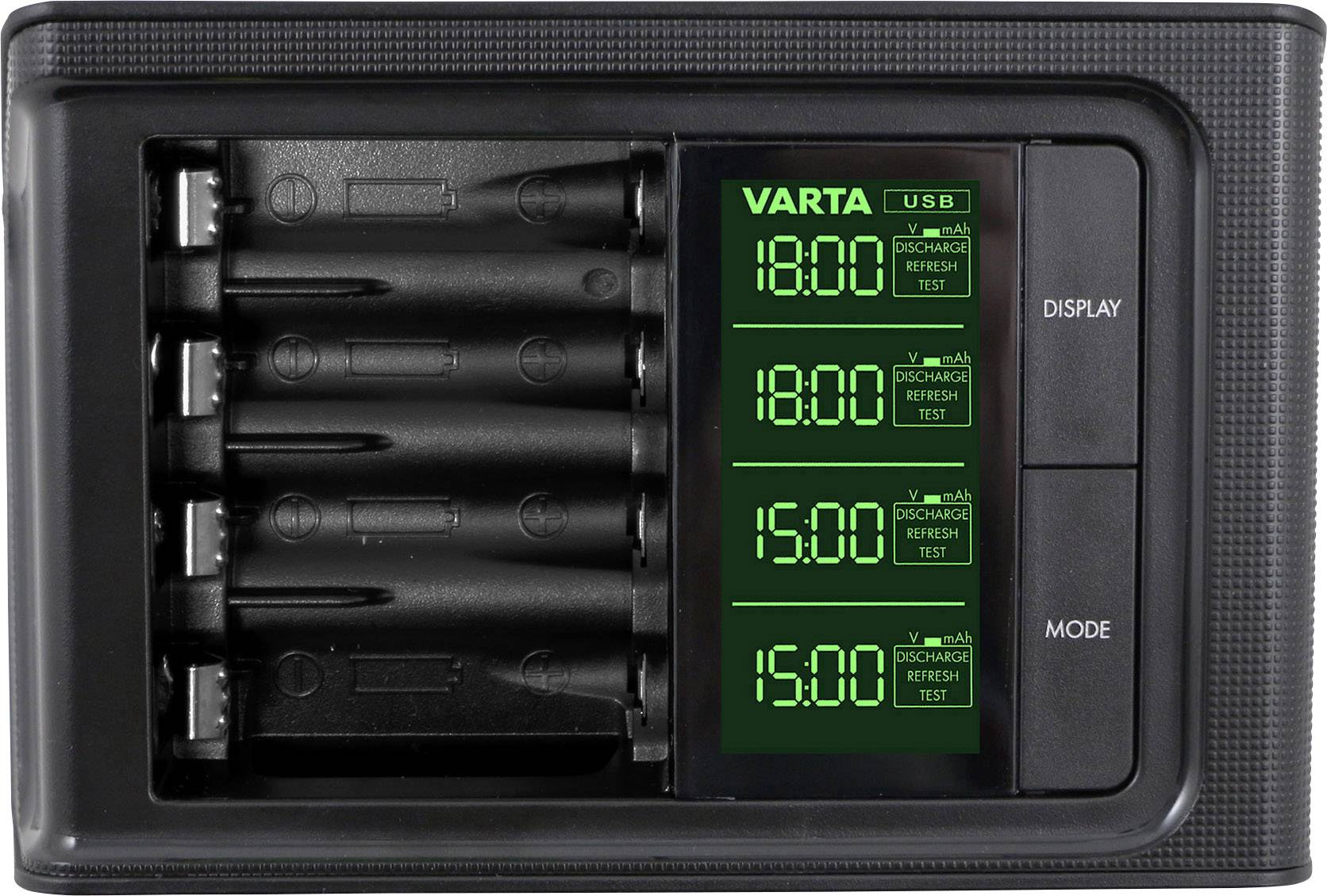 Varta LCD Smart-Charger punjač okruglih stanica nikalj-metal-hidridni micro (AAA), mignon (AA)-1