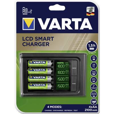 Varta LCD Smart-Charger punjač okruglih stanica nikalj-metal-hidridni micro (AAA), mignon (AA)-4