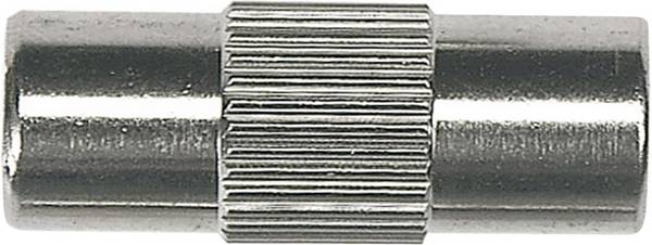 Axing CKA 1-00 koaksialni adapter  Priključci: koaksijalni utikač IEC, koaksijalni utikač IEC  1 St.