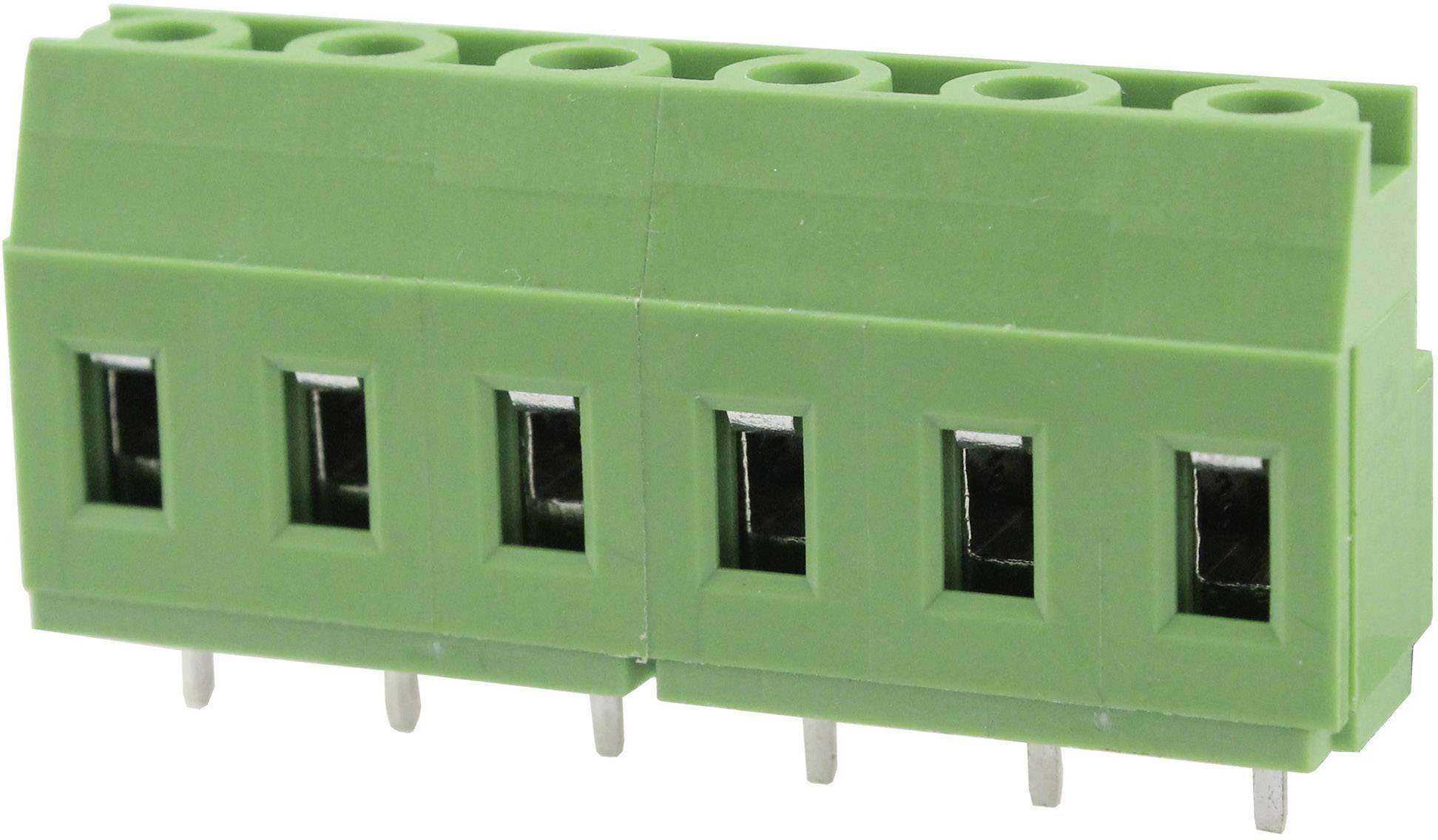 Degson DG129-7.62-02P-14-00AH-1 Klemschroefblok 3.31 mm² Aantal polen 2 Groen 1 stuk(s)