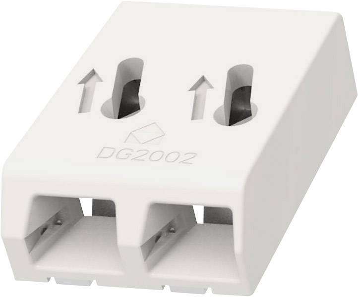 Degson DG2002-4.0-02P-11-00AH-1 SMD-printklemmen 0.75 mm² Aantal polen 2 Wit 1 stuk(s)
