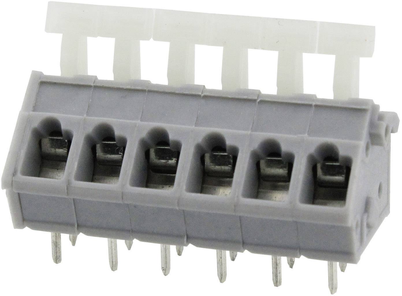 Degson DG243-5.0-10P-11-00AH-25 Veerkrachtklemblok 3.31 mm² Aantal polen 10 Grijs 25 stuk(s)